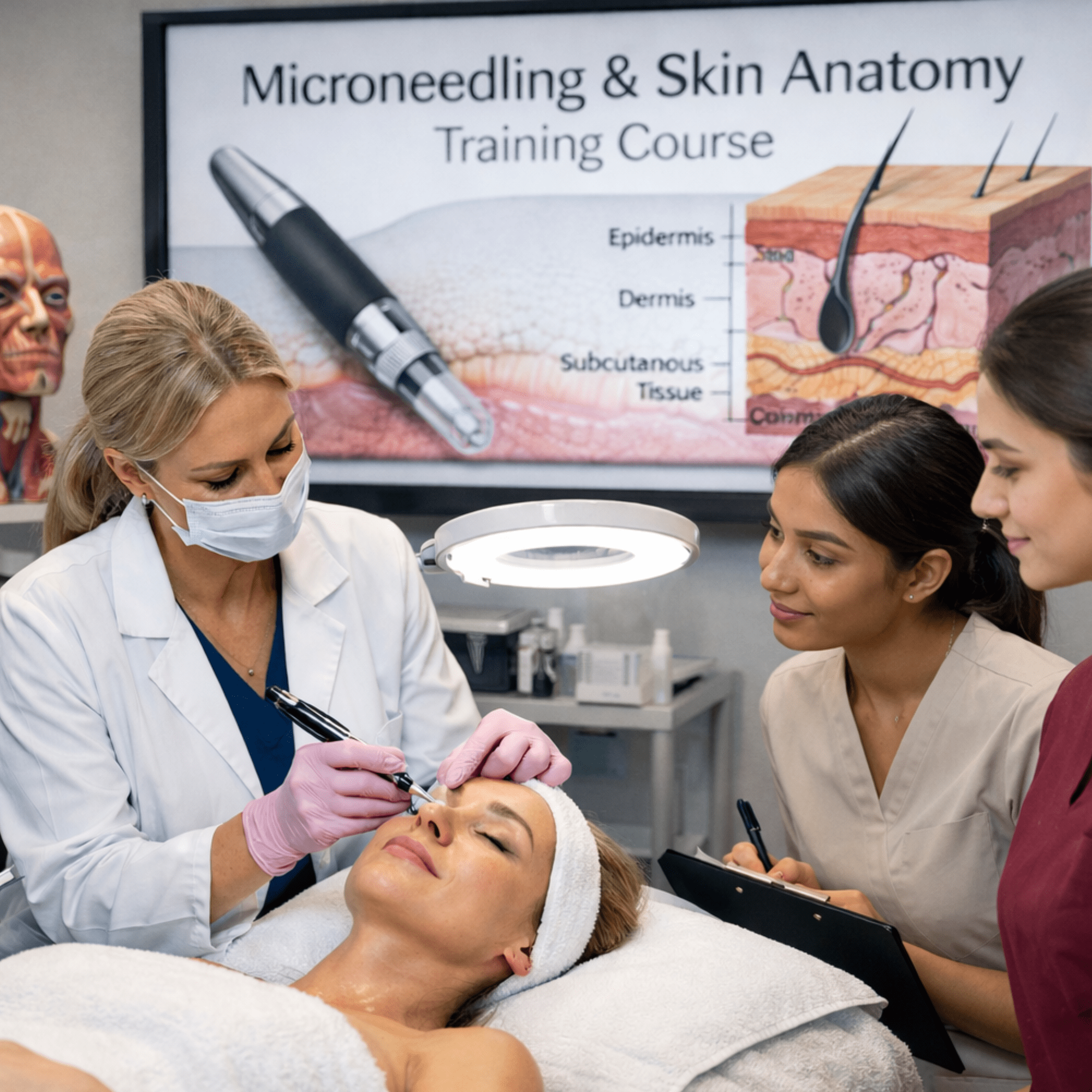 Skin Course Microneedling & Skin Anatomy Training Course - Aesthetics Academy